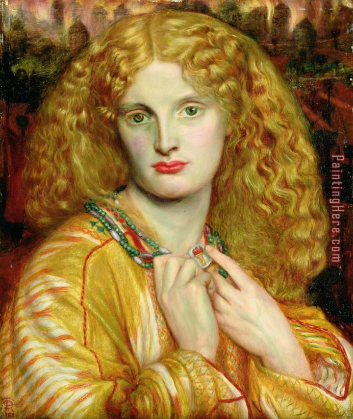 Dante Charles Gabriel Rossetti Helen of Troy